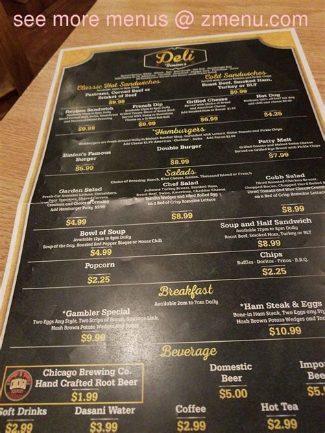 binions buffet|Cafe Menu .